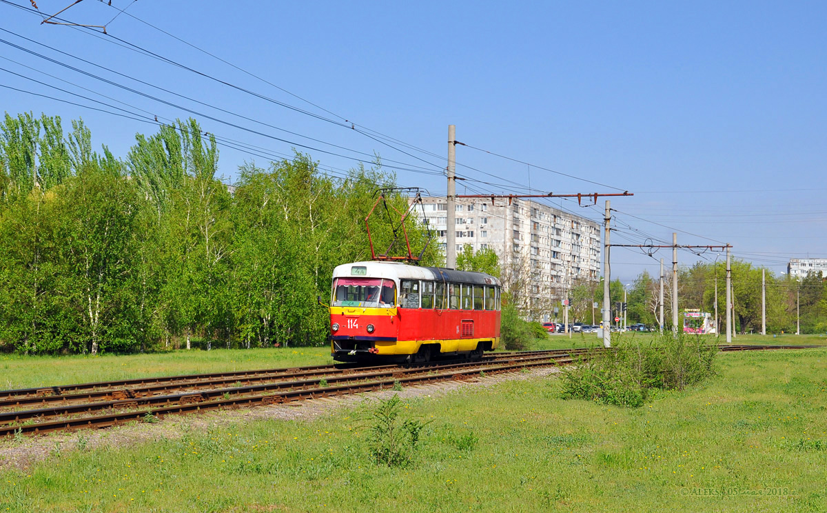 Волжский, Tatra T3SU № 114