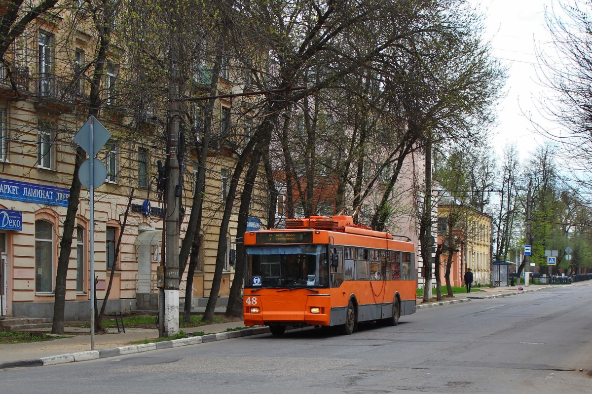 Тверь, Тролза-5275.05 «Оптима» № 48; Тверь — Троллейбусные линии: Центральный район
