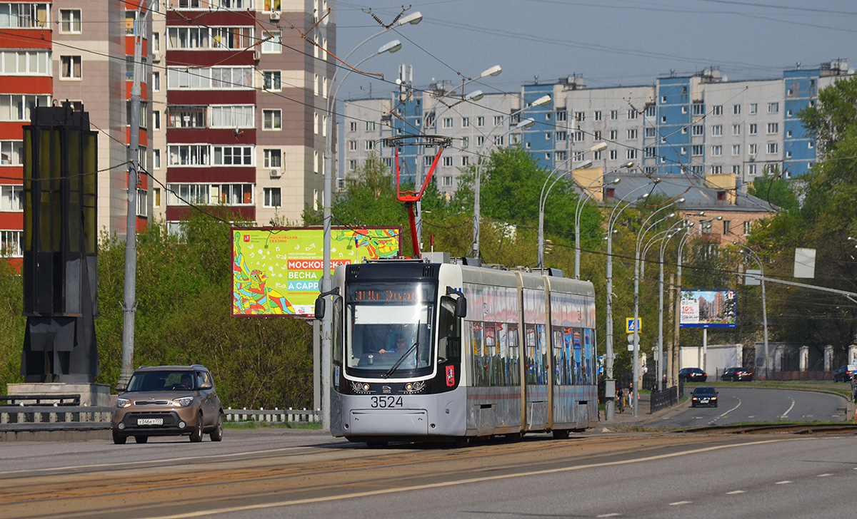Москва, 71-414 (Pesa Fokstrot) № 3524
