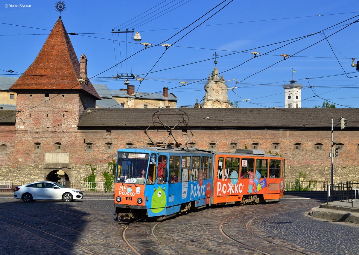 Львов, Tatra KT4SU № 1137