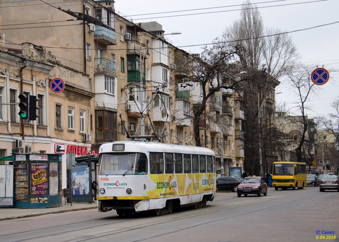 Одесса, Tatra T3R.P № 4006