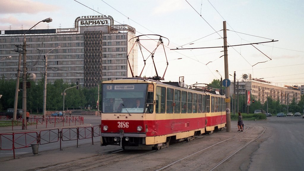 Барнаул, Tatra T6B5SU № 3186