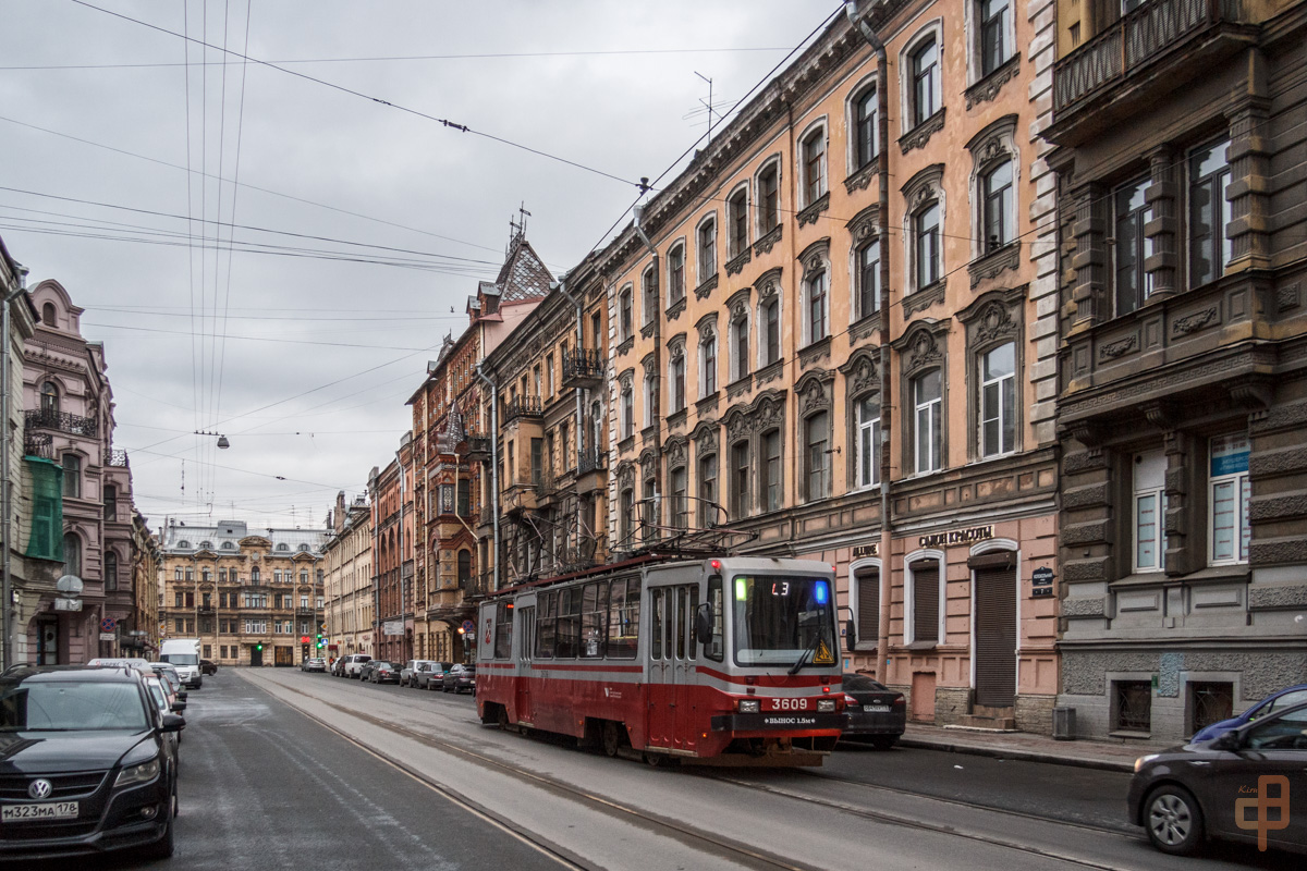 Санкт-Петербург, ТС-77 № 3609