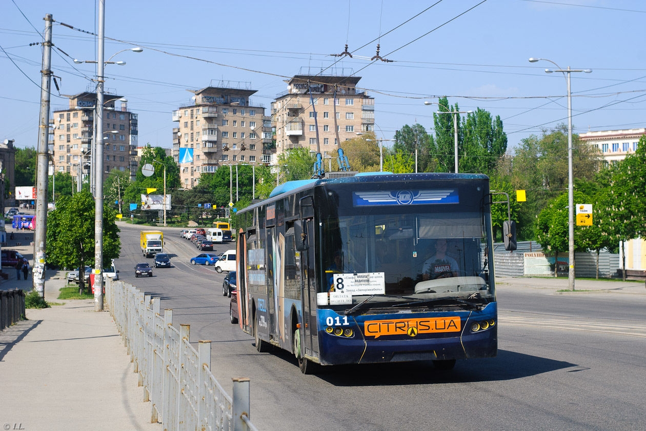 Запорожье, ЛАЗ E183D1 № 011