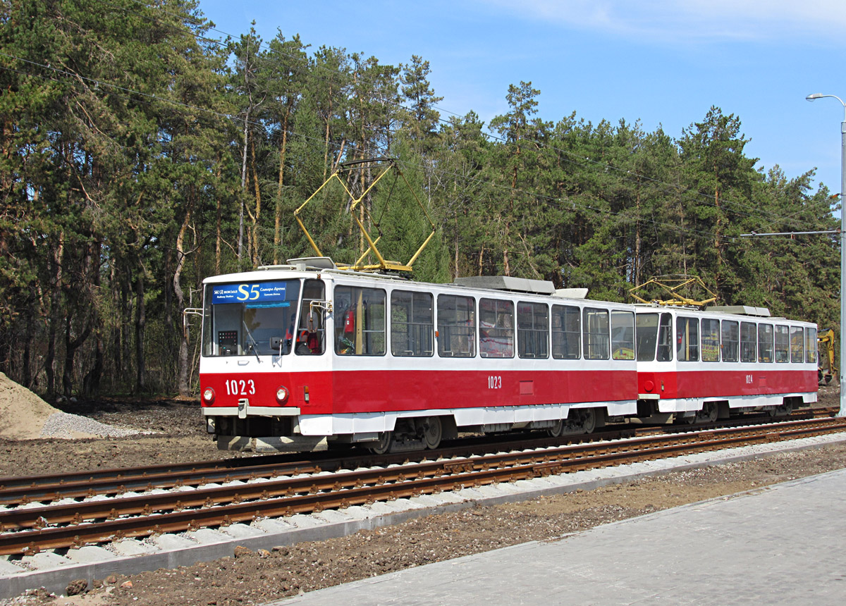 Самара, Tatra T6B5SU № 1023