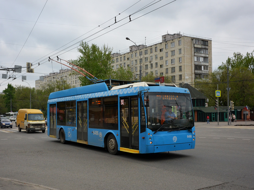 Москва, Тролза-5265.00 «Мегаполис» № 6486 Москва, Тролза-5265.00 «Мегаполис» № 6486