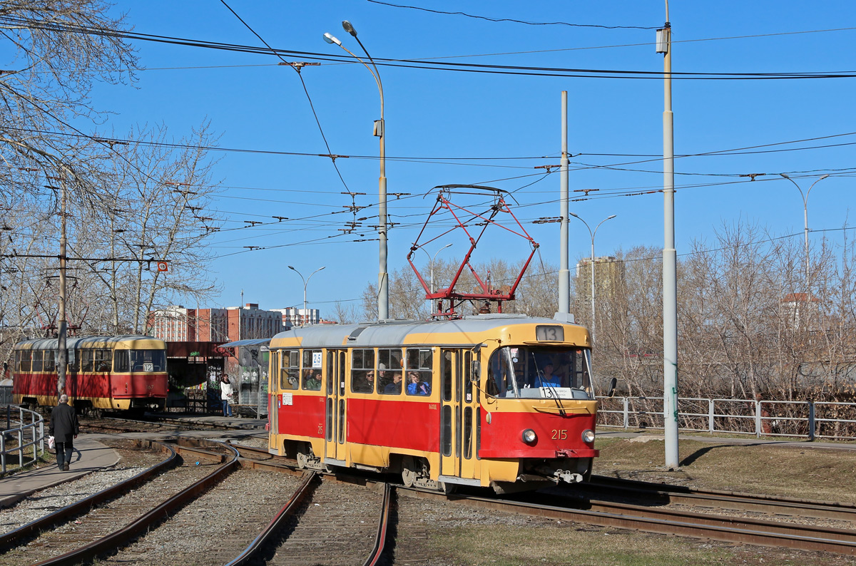Jekaterinburg, Tatra T3SU № 215 Jekaterinburg, Tatra T3SU № 215