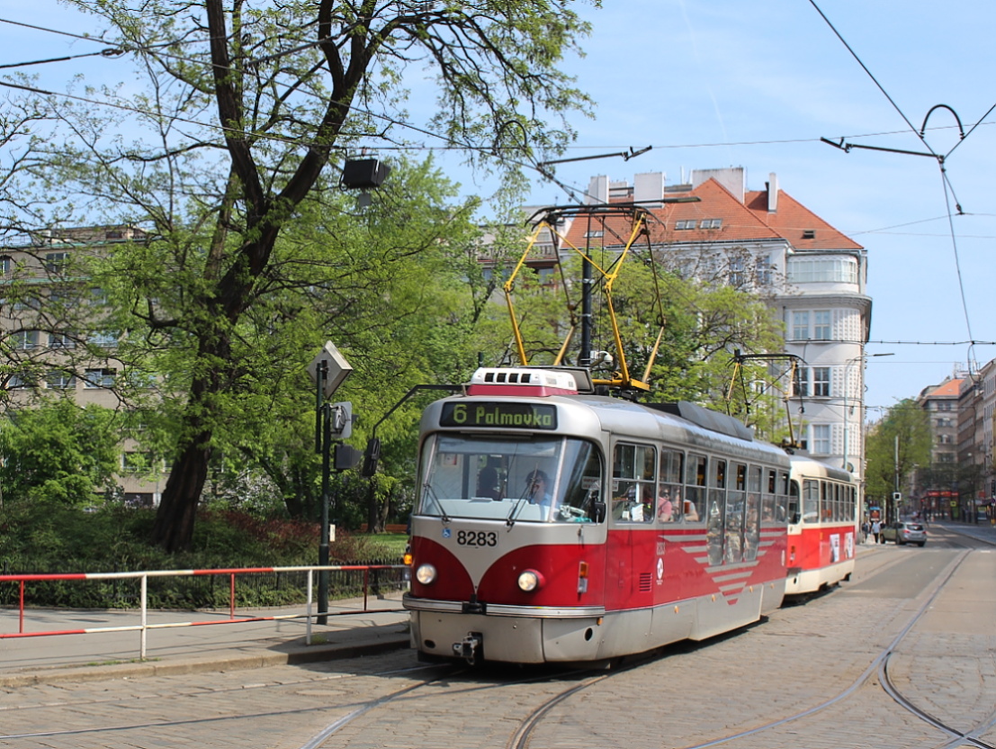 Прага, Tatra T3R.PLF № 8283