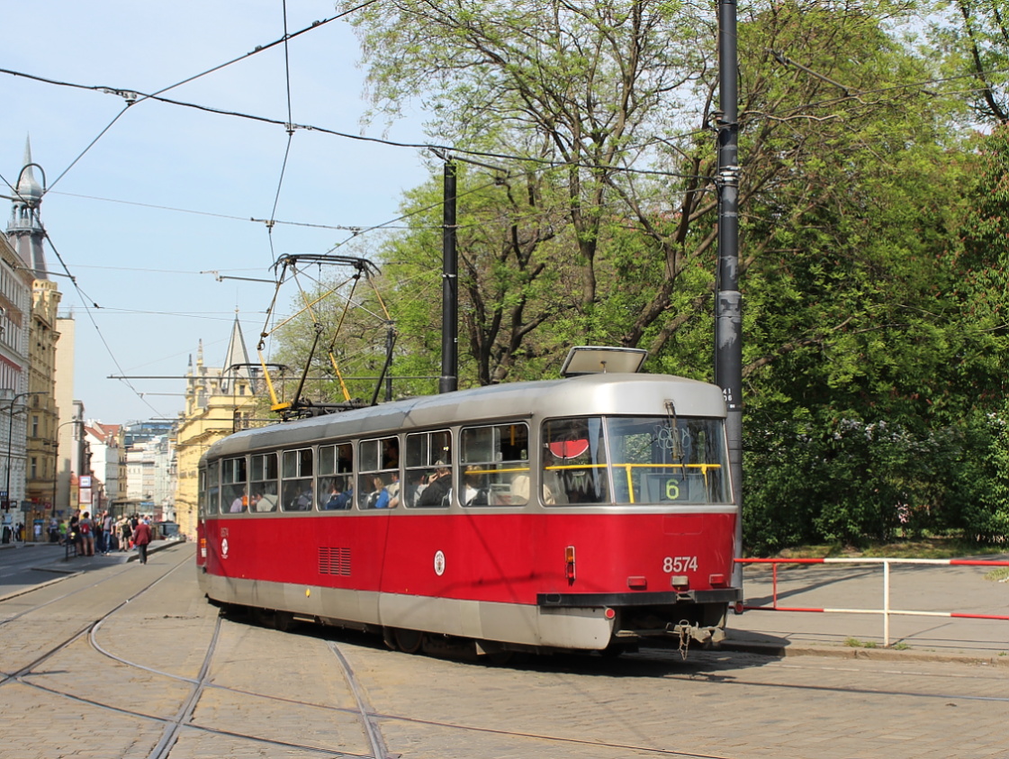 Prague, Tatra T3R.P № 8574
