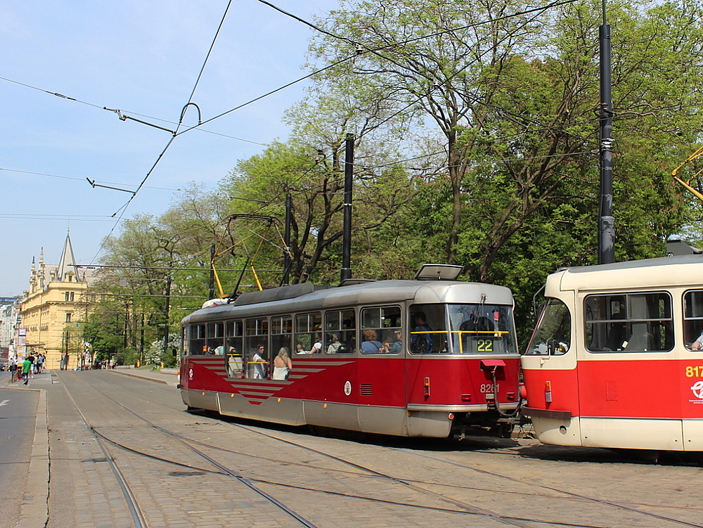 Прага, Tatra T3R.PLF № 8261