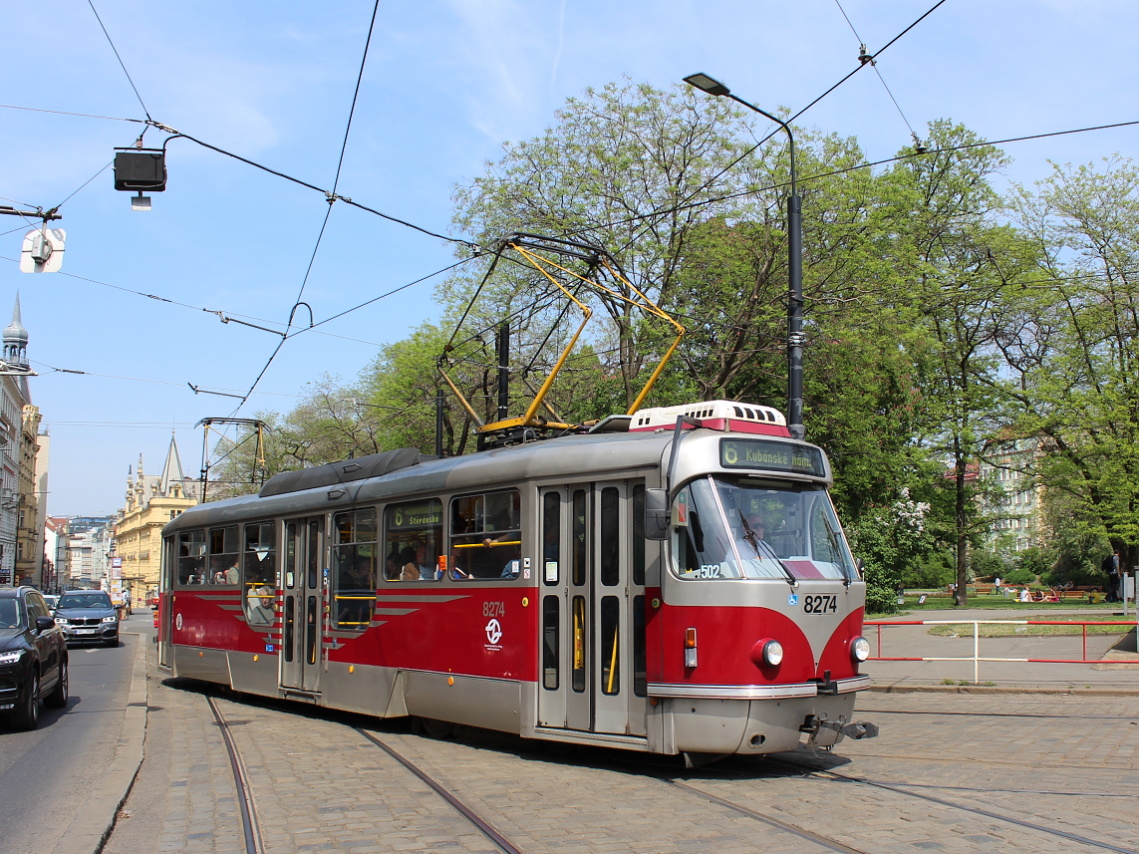 Прага, Tatra T3R.PLF № 8274