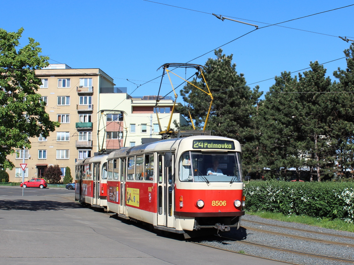 Прага, Tatra T3R.P № 8506