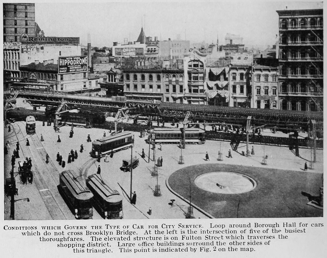 Нью-Йорк — Brooklyn Rapid Transit Co.; Нью-Йорк — Исторические фотографии — метрополитен