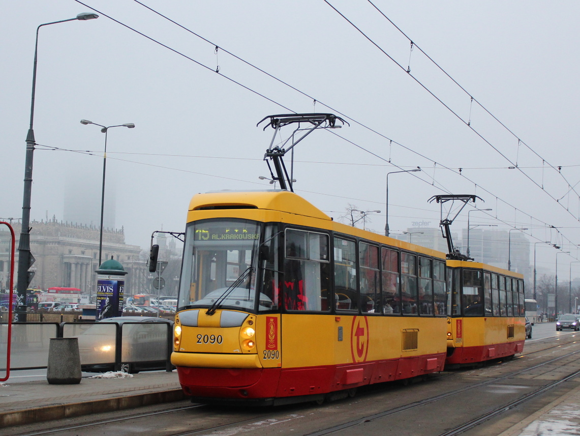 Варшава, Konstal 105N2k/2000 № 2090