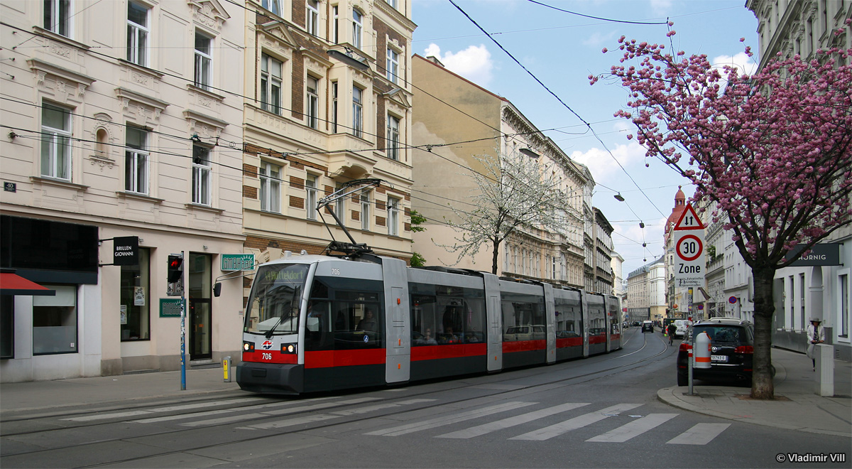 Vienna, Siemens ULF-B1 č. 706 Vienna, Siemens ULF-B1 č. 706