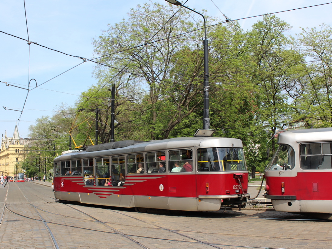 Прага, Tatra T3R.PLF № 8272