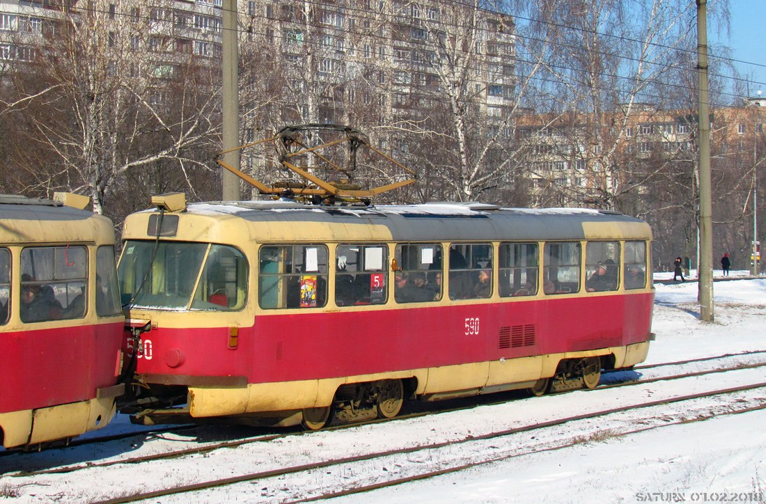 Харьков, Tatra T3SU № 590 Харьков, Tatra T3SU № 590
