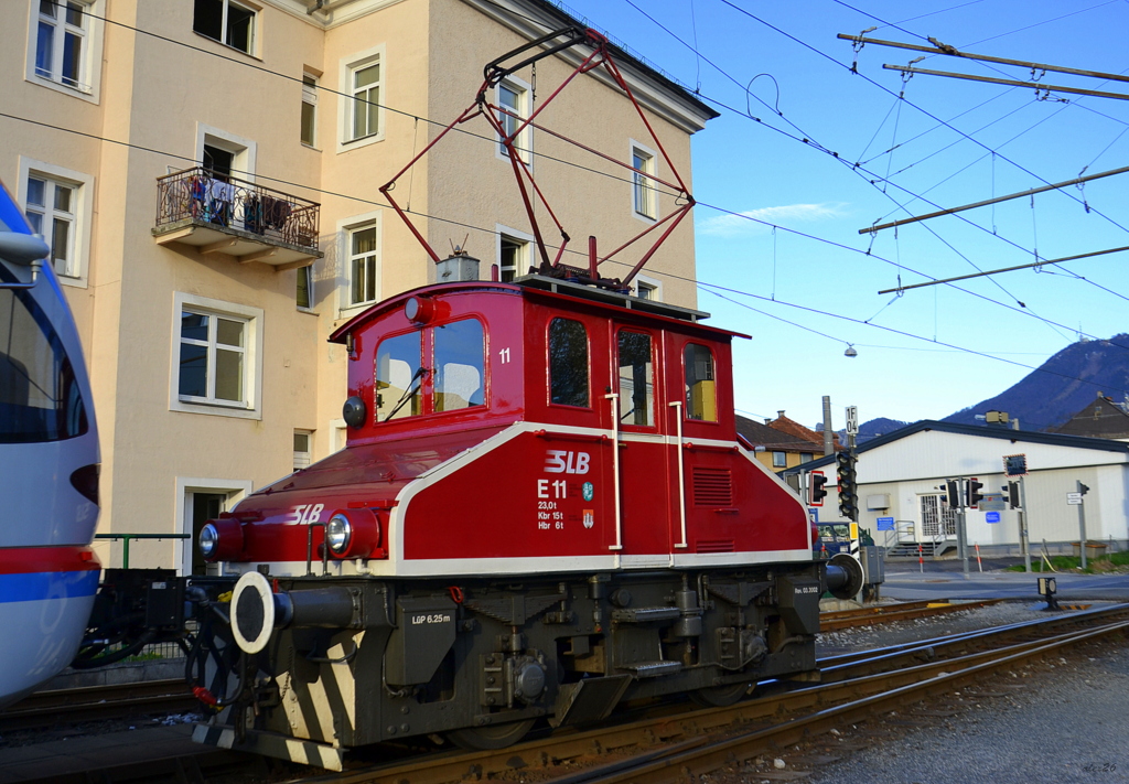 Salzburg, Electric locomotive # 11; Salzburg — Salzburger Lokalbahn