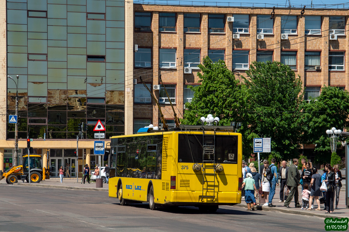 Черкассы, ЛАЗ E183D1 № 375