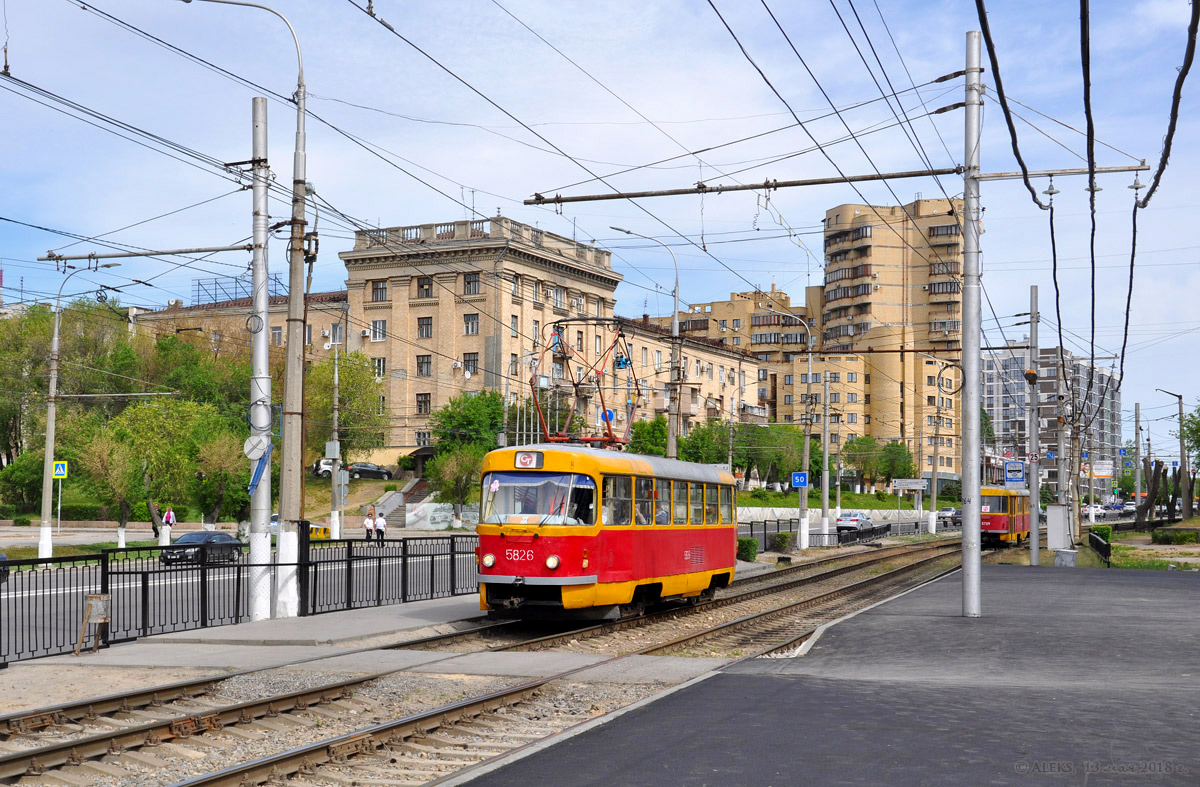 Волгоград, Tatra T3SU № 5826