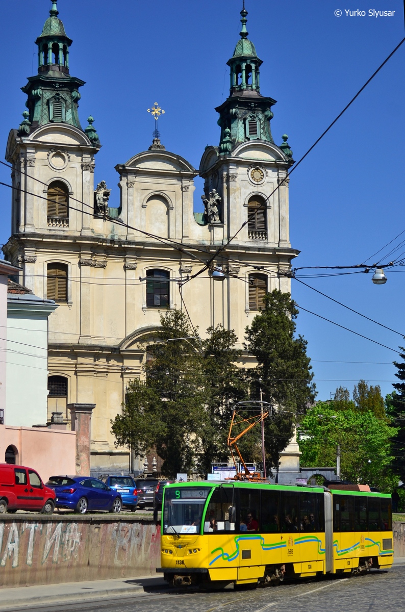 Львов, Tatra KT4SU № 1136