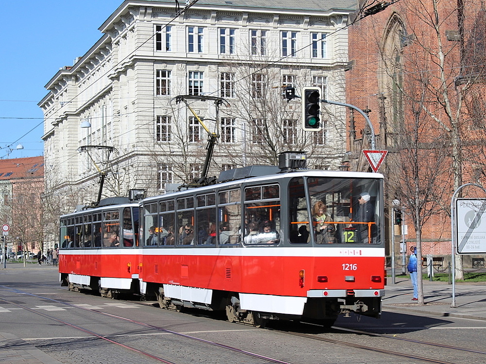 Brno, Tatra T6A5 № 1216