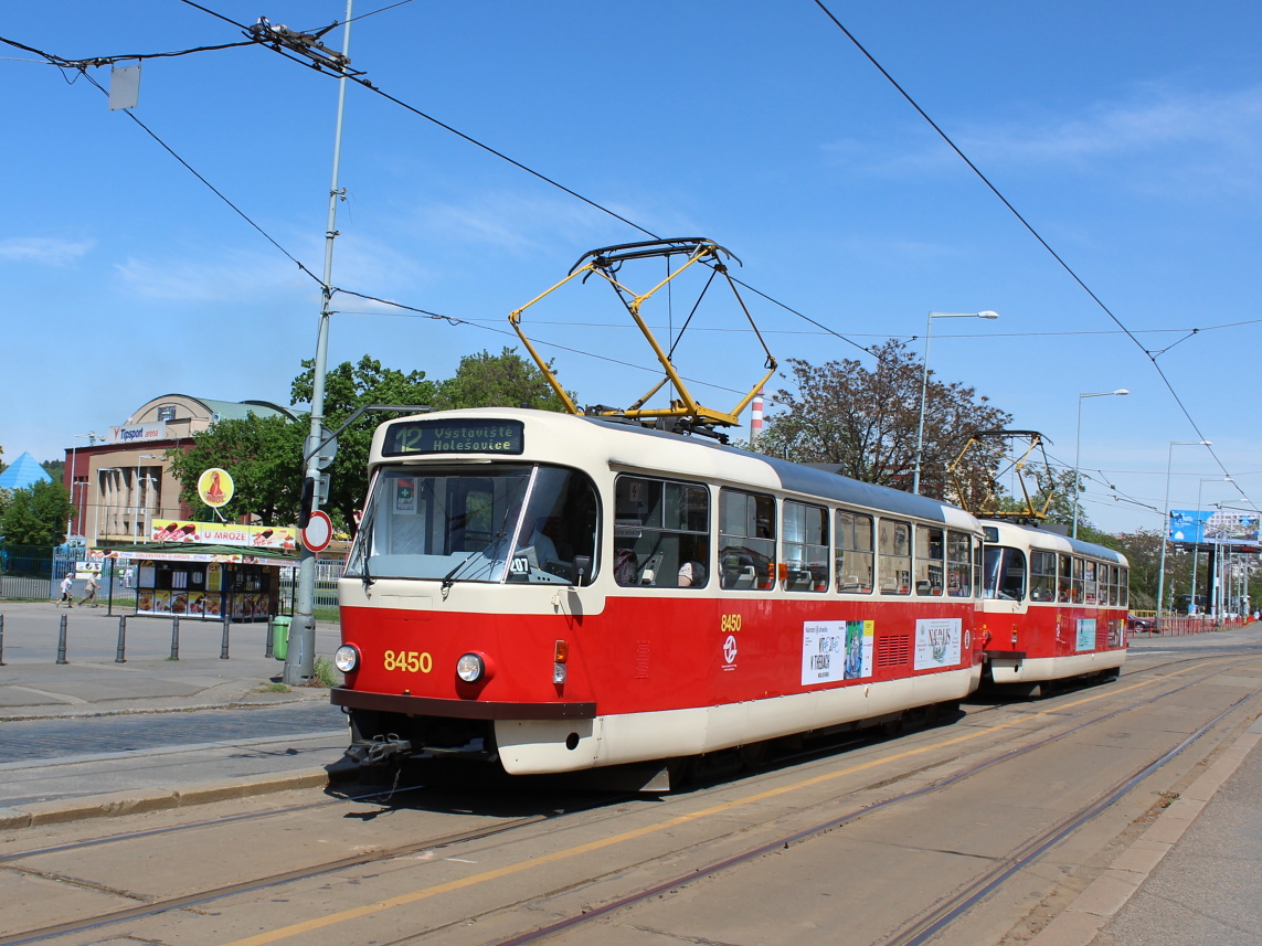 Прага, Tatra T3R.P № 8450