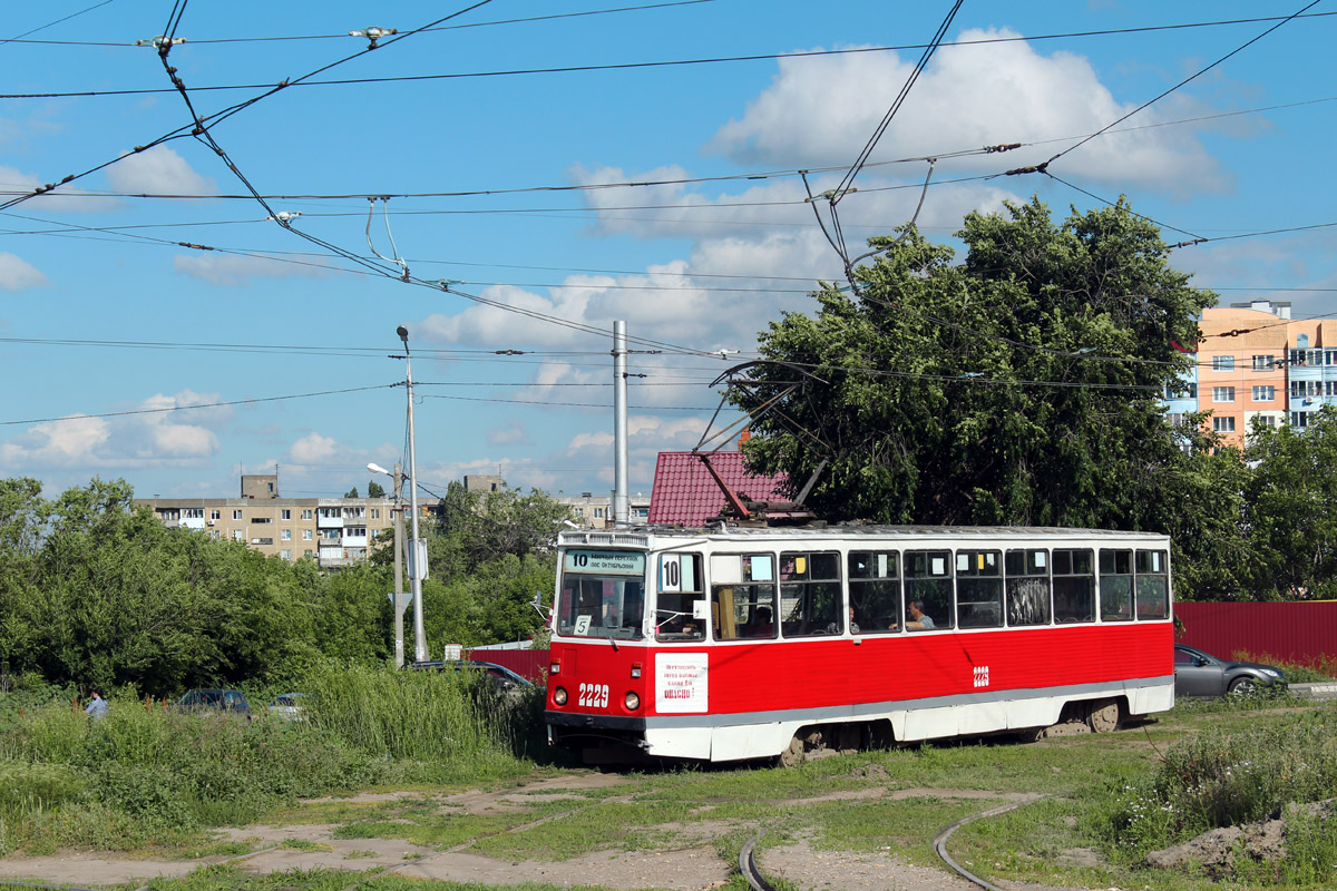 Саратов, 71-605 (КТМ-5М3) № 2229 Саратов, 71-605 (КТМ-5М3) № 2229