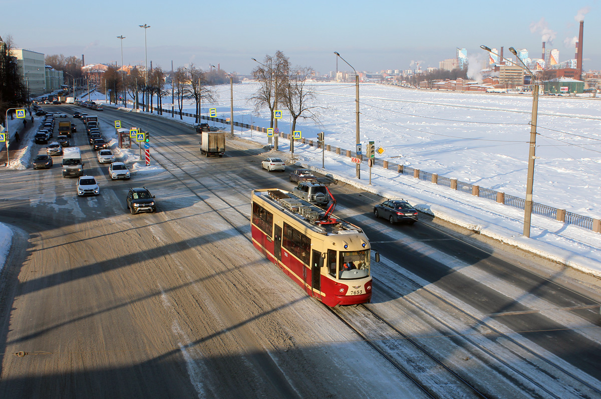Санкт-Петербург, ЛМ-68М2 (мод. СПб ГЭТ) № 7653 Санкт-Петербург, ЛМ-68М2 (мод. СПб ГЭТ) № 7653