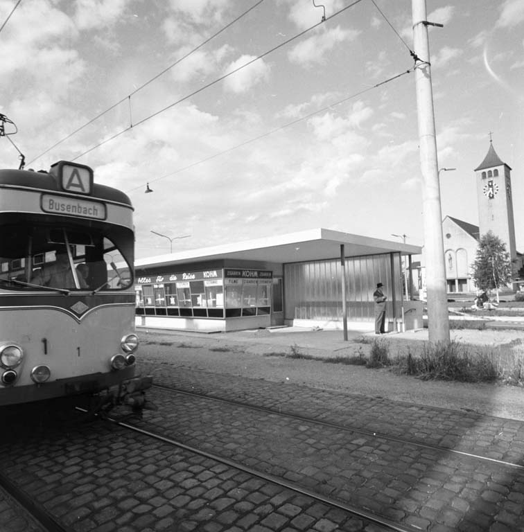 Karlsruhe, Duewag GT8-EP č. 1; Karlsruhe — Old photos