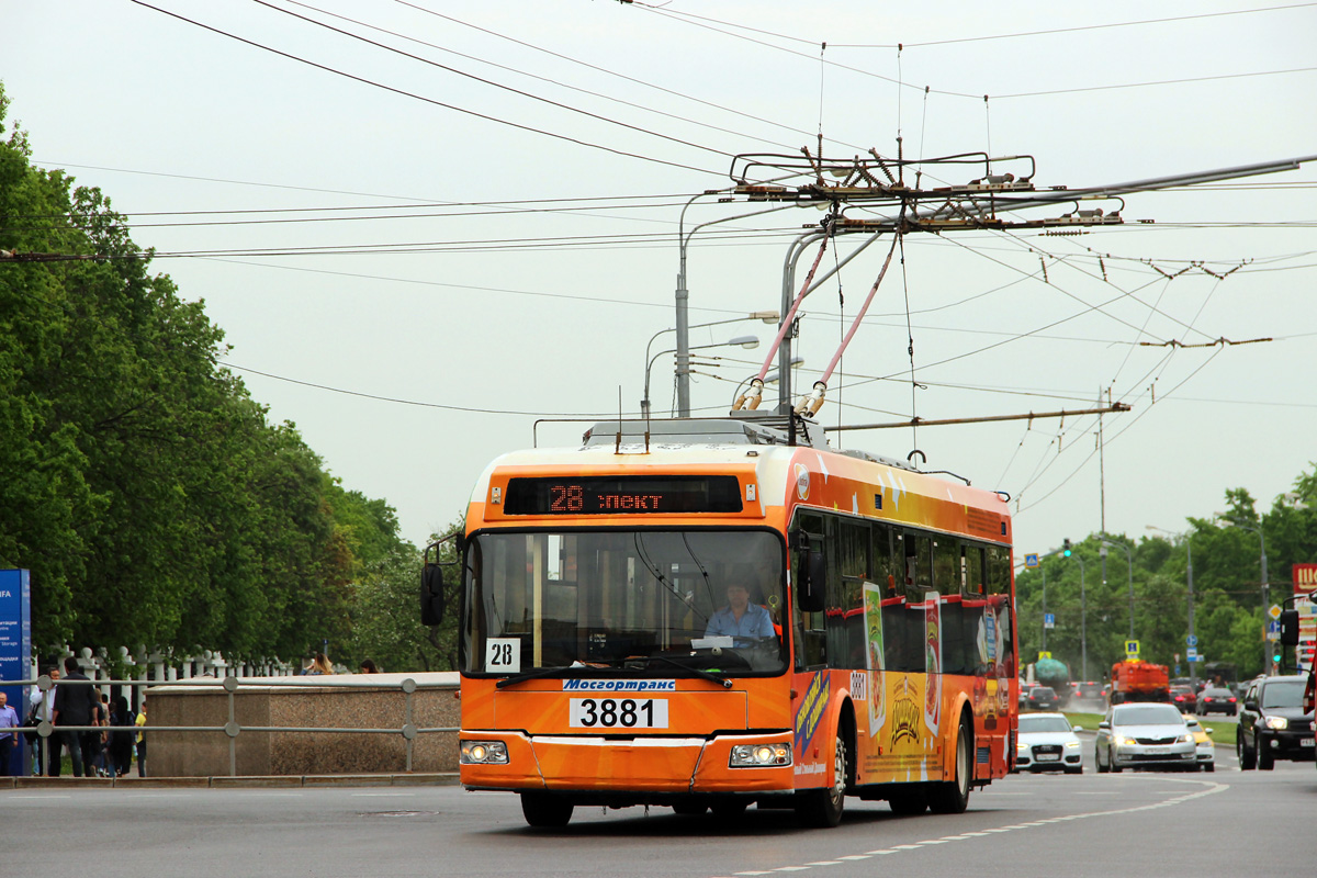 Москва, СВАРЗ-6235.01 (БКМ 32100М) № 3881