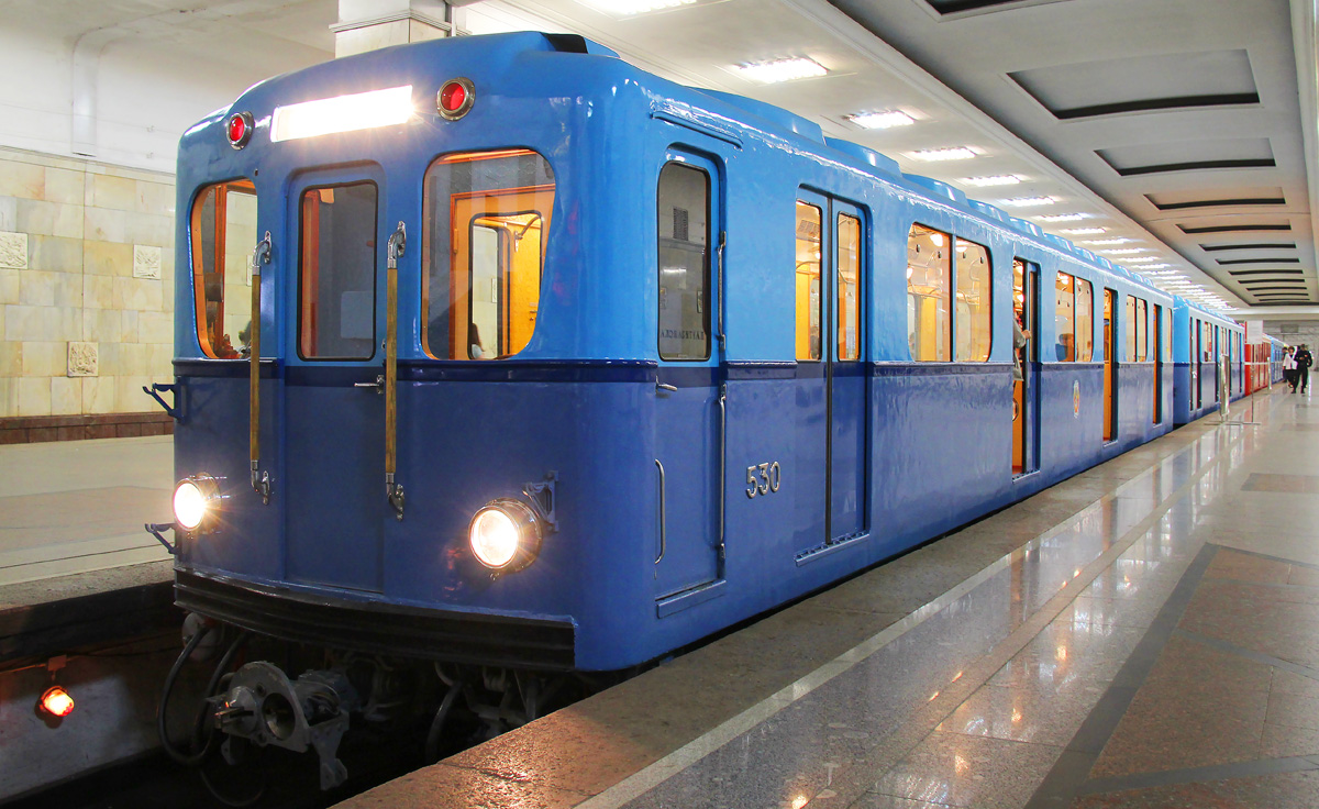 Moscow, G № 530; Moscow — 83 year Moscow metro anniversary exhibition of metro cars on 15/05/2018 — 20/05/2018