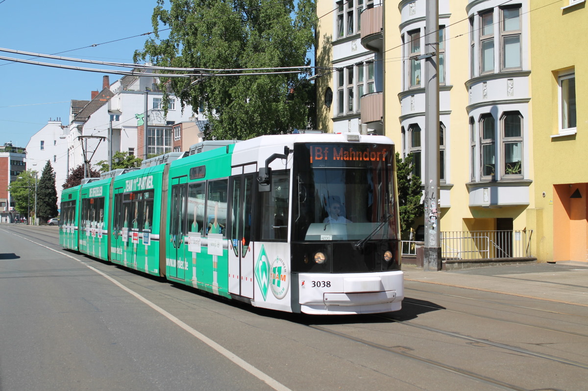 Бремен, AEG GT8N № 3038