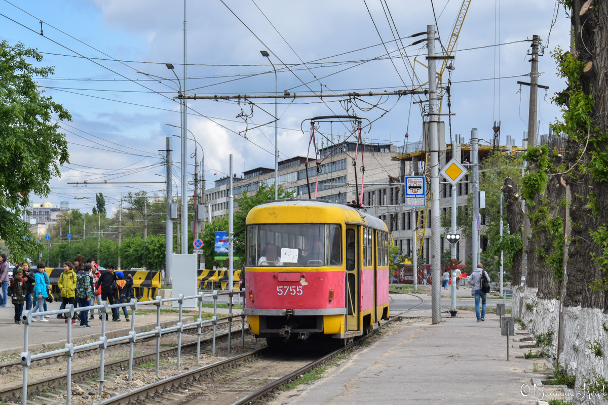 Волгоград, Tatra T3SU № 5755