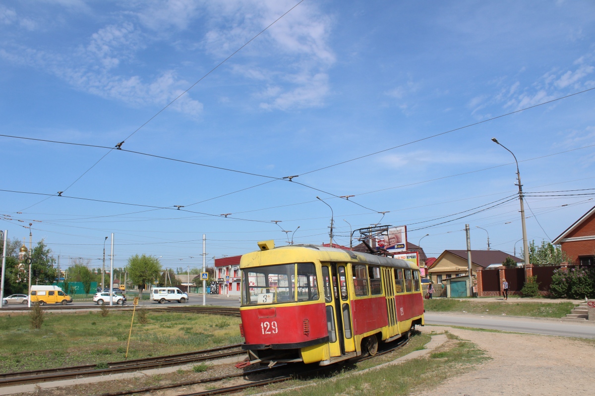 Волжский, Tatra T3SU № 129