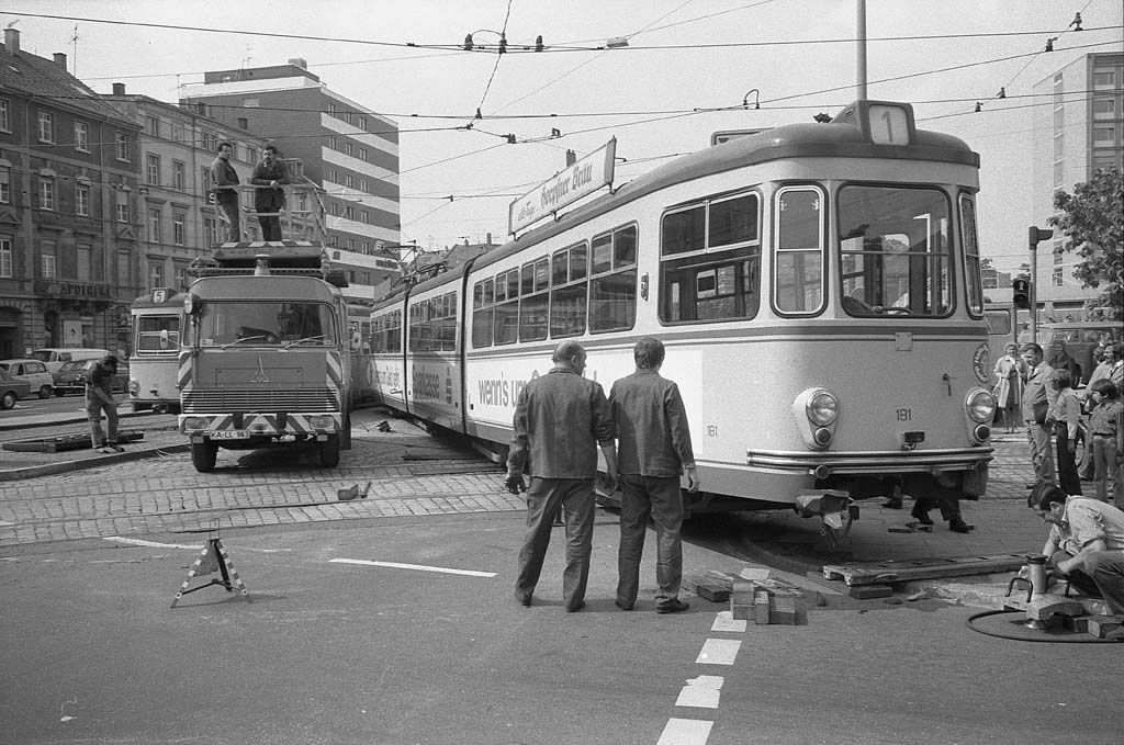 Karlsruhe, DWM GT8-D — 181; Karlsruhe — Old photos