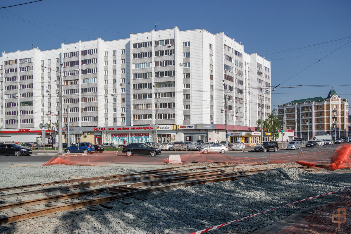 Казань — Реконструкции трамвайных линий