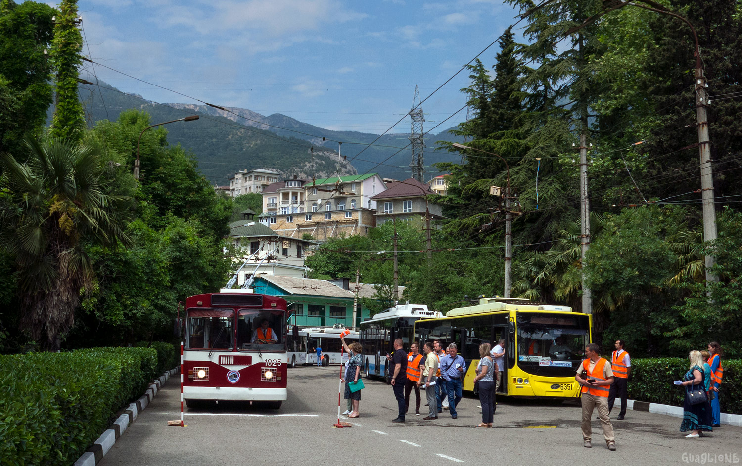 Севастополь, ЗиУ-682Г [Г00] № 1025; Крымский троллейбус — XVIII Всероссийский конкурс профессионального мастерства «Лучший водитель троллейбуса». (Ялта 17-18 мая 2018)