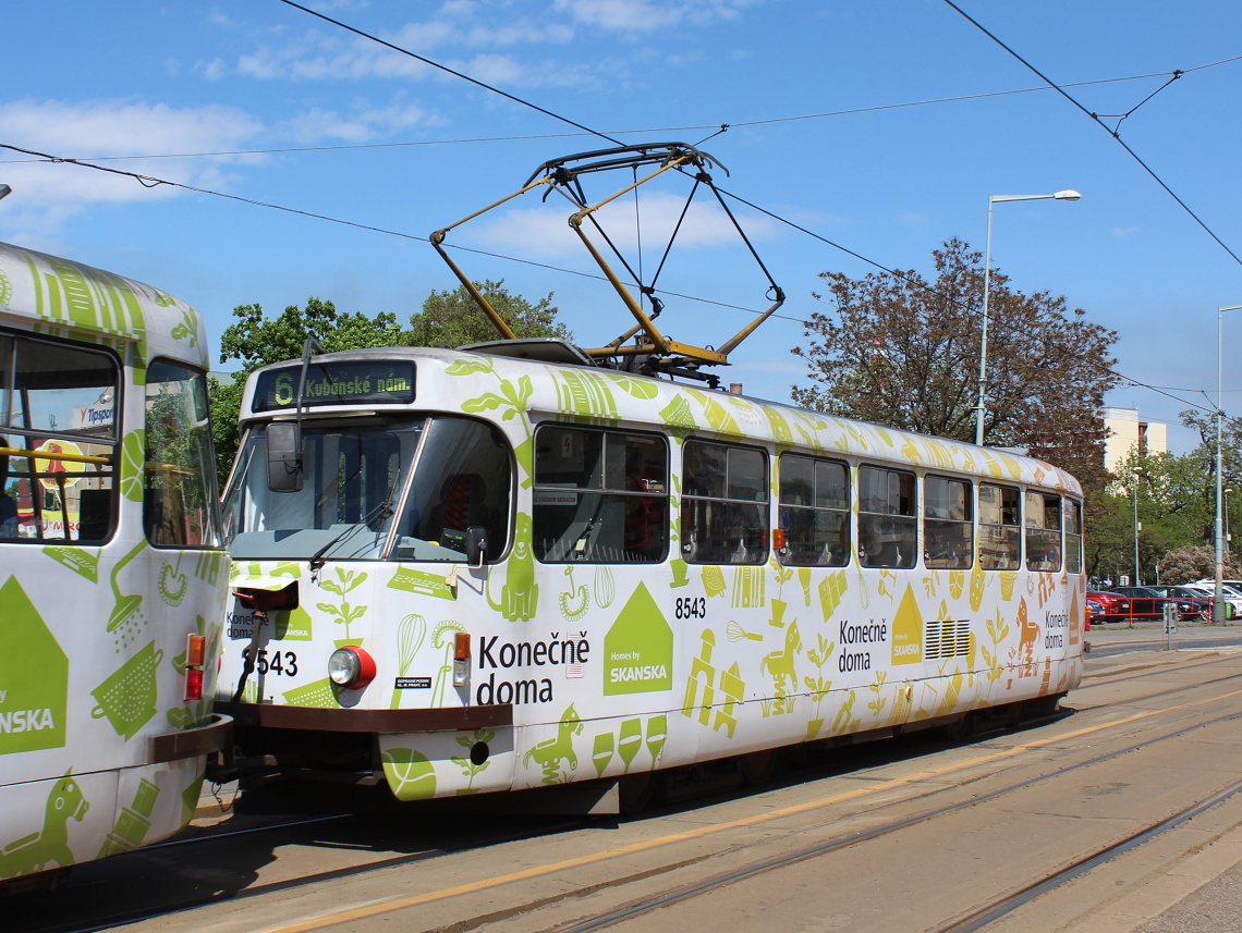 Прага, Tatra T3R.P № 8543