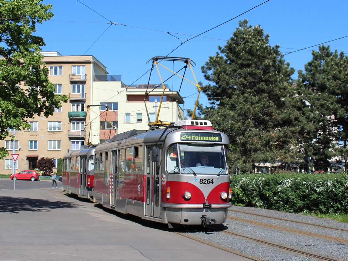 Прага, Tatra T3R.PLF № 8264