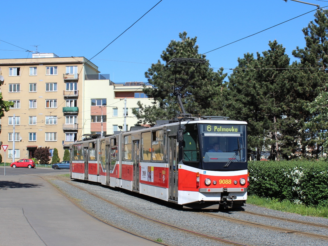 Прага, Tatra KT8D5R.N2P № 9088 Прага, Tatra KT8D5R.N2P № 9088