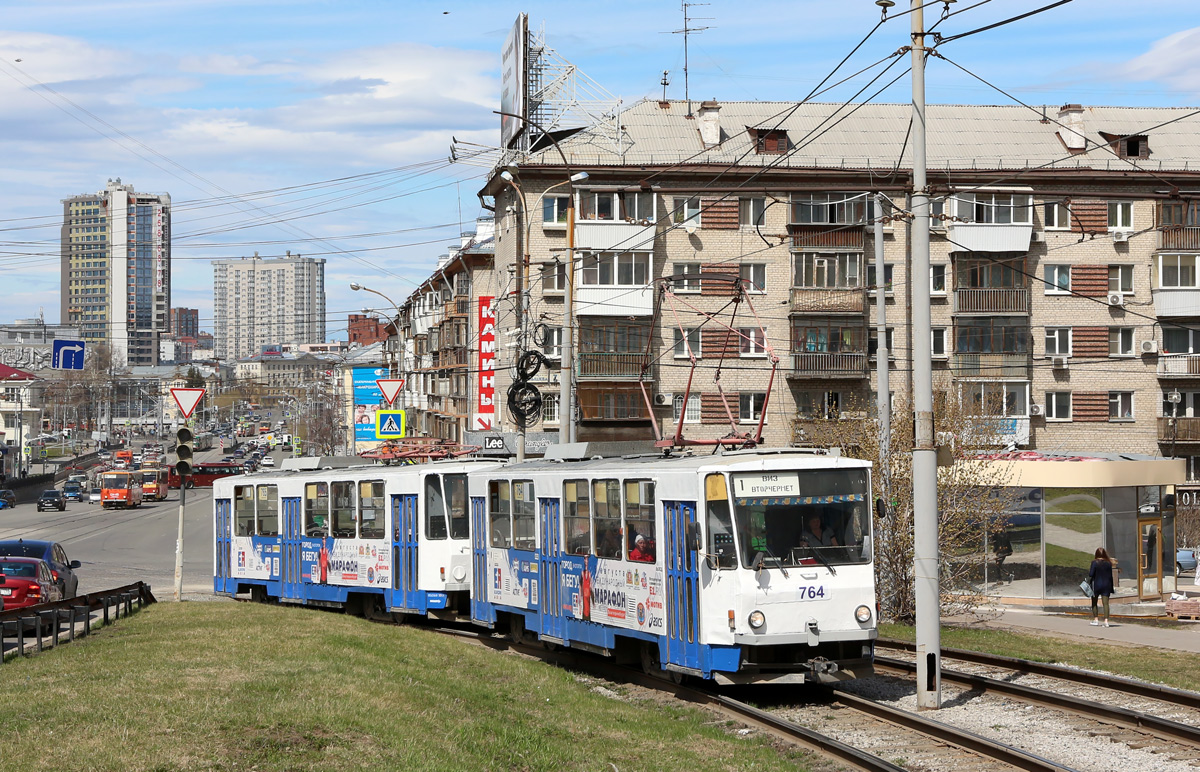 Екатеринбург, Tatra T6B5SU № 764