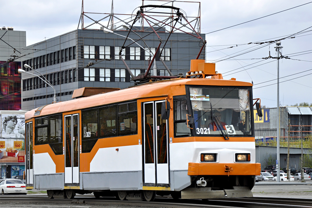 Барнаул, Tatra T3SU КВР Барнаул № 3021