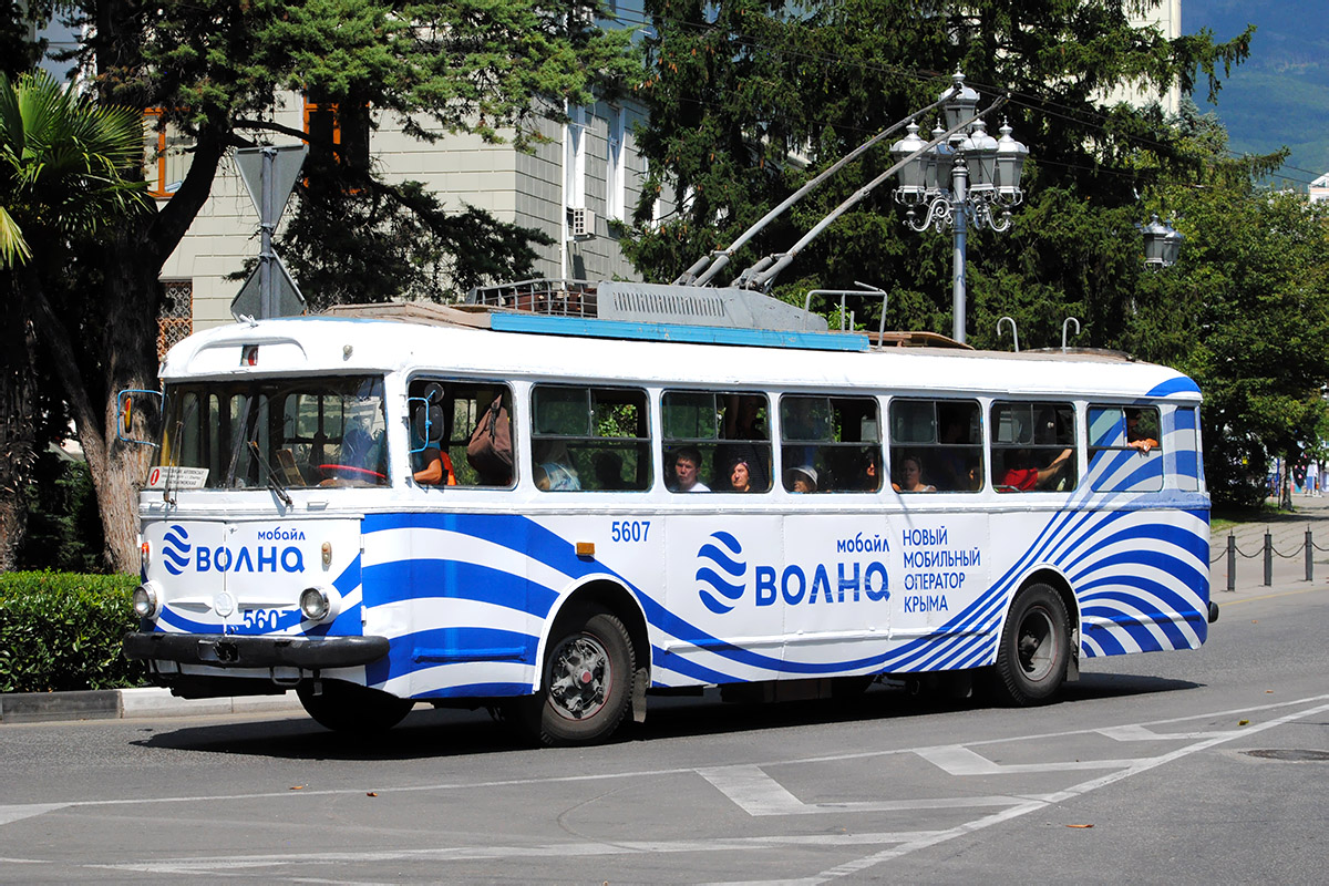 Крымский троллейбус, Škoda 9Tr24 № 5607