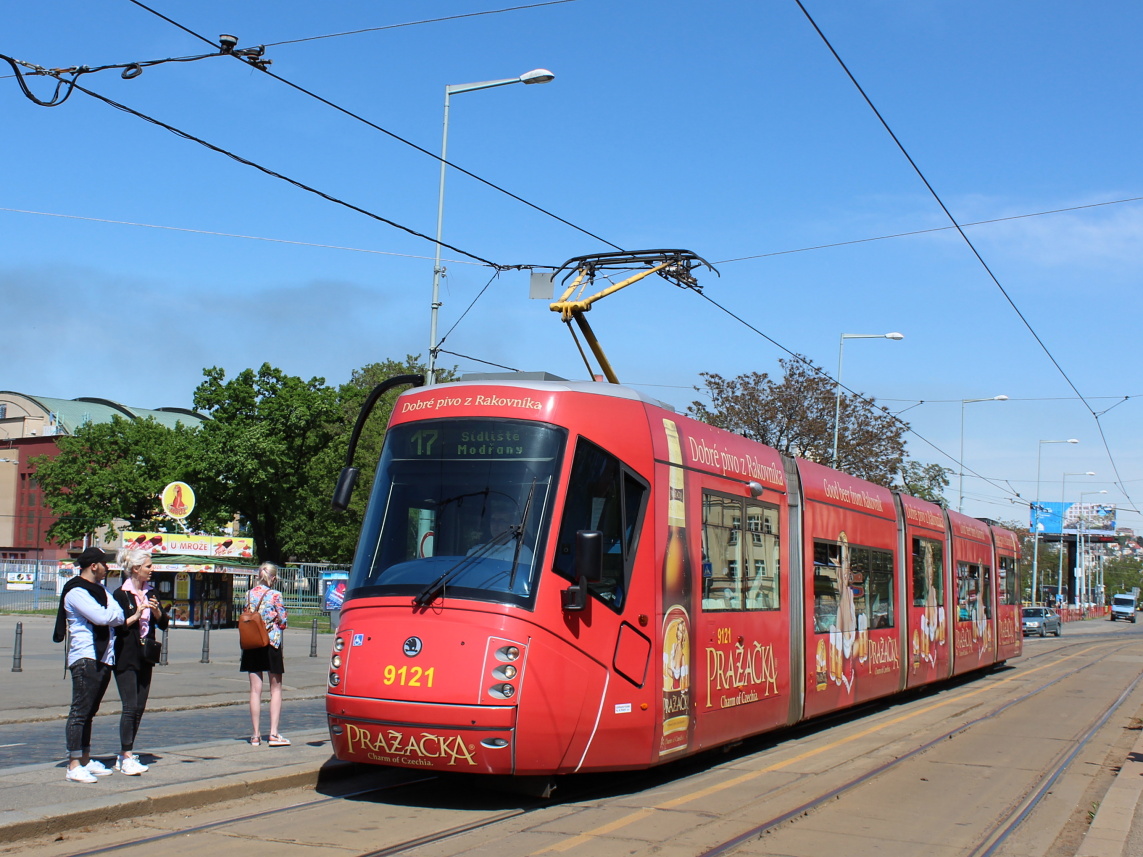 Прага, Škoda 14T Elektra № 9121