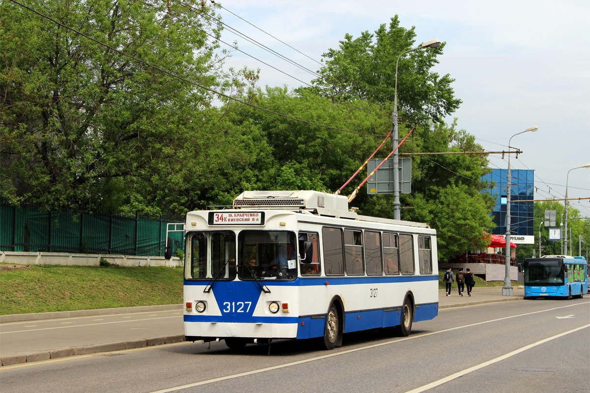 Москва, ЗиУ-682ГМ1 (с широкой передней дверью) № 3127