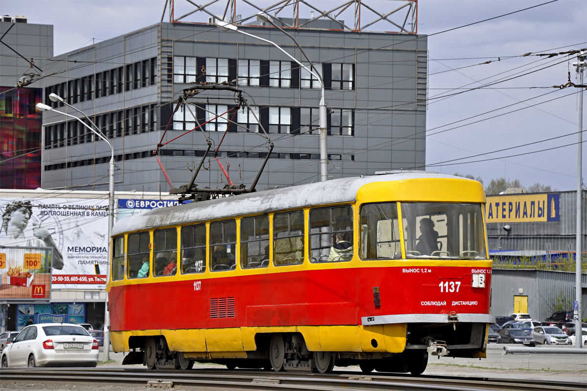 Барнаул, Tatra T3SU № 1137