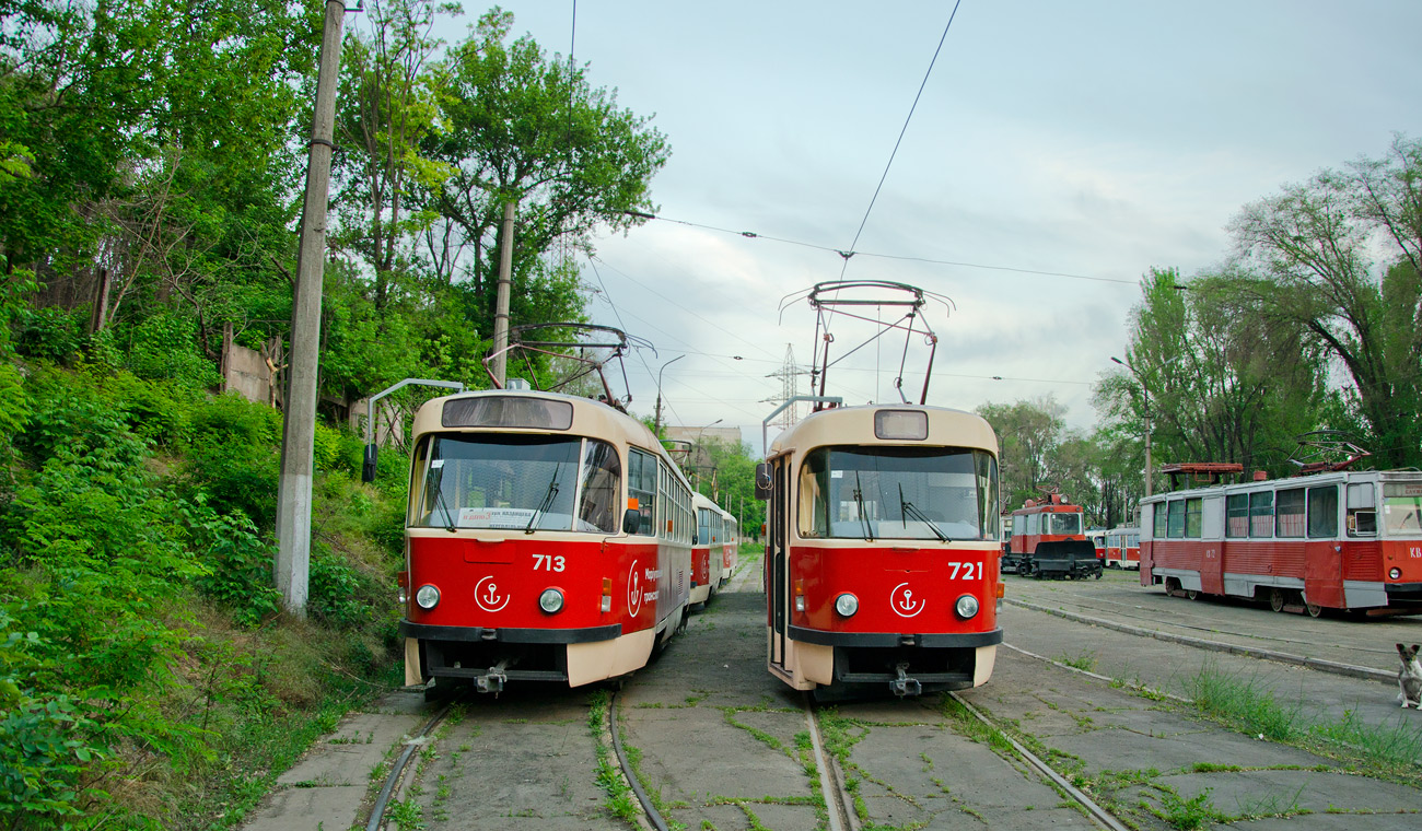 Mariupol, Tatra T3SUCS Nr. 713; Mariupol, Tatra T3SUCS Nr. 721