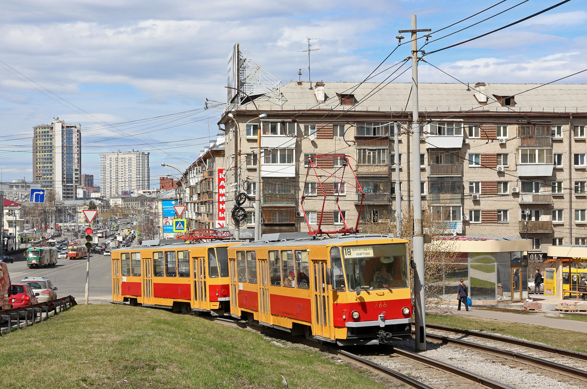 Екатеринбург, Tatra T6B5SU № 766