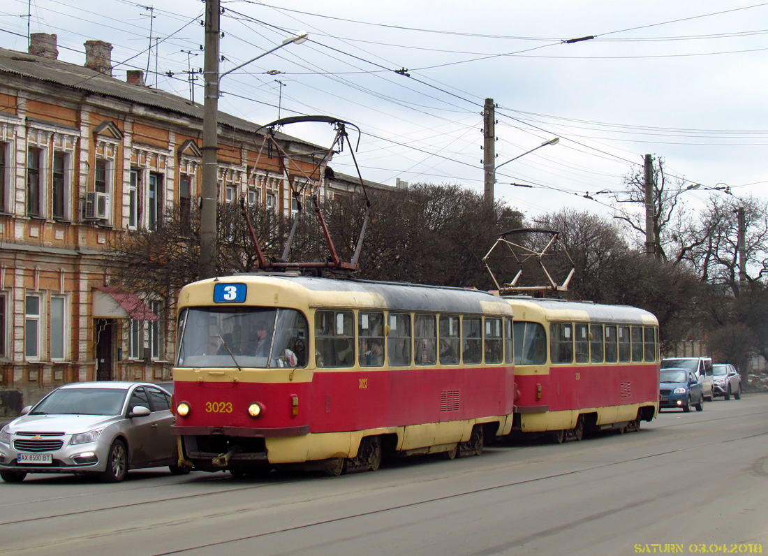 Харків, Tatra T3SU № 3023 Харків, Tatra T3SU № 3023